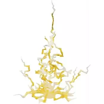 Tamashii ЭФФЕКТ ГРОМА Желтая версия. Немасштабная готовая окрашенная фигура из АБС и ПВХ