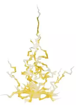 ТАМАШИИ НАЦИИ Tamashii ЭФФЕКТ ГРОМА Желтая версия. Немасштабная подвижная фигура, окрашенная в АБС и ПВХ