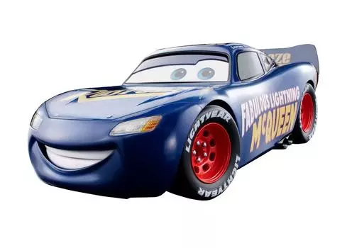 TAMASHII NATIONS Chogokin Cars Fabulous LIGHTNING McQUEEN 200 мм ABS ПВХ окрашенная полная фигурка приблизительно. Литье под давлением & &