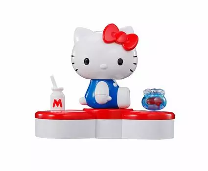 TAMASHII NATIONS Chogokin Hello Kitty 60 мм окрашенная подвижная фигурка из АБС-пластика (45-ЛЕТИЕ) приблизительно. Литье под давлением и