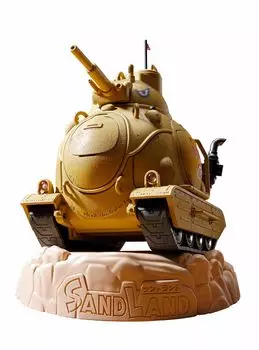 TAMASHII NATIONS Chogokin SAND LAND Sandland Королевский армейский танковый корпус 104 150 мм окрашенная подвижная фигурка Нет. приблизительно. ПВХ, АБС, литье под давлением