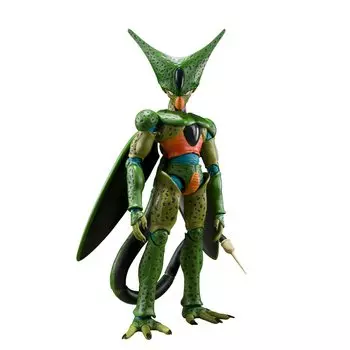 TAMASHII NATIONS Dragon Ball Z Cell Первая форма 170 мм окрашенная подвижная фигурка SHFiguarts приблизительная. АБС и ПВХ