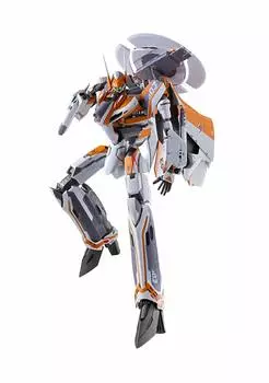 TAMASHII NATIONS DX Chogokin Macross Delta Siegfried Mustang 180 мм окрашенная подвижная фигурка VF-31E (Чак Машина) приблизительно. АБС и ПВХ и литье под давлением