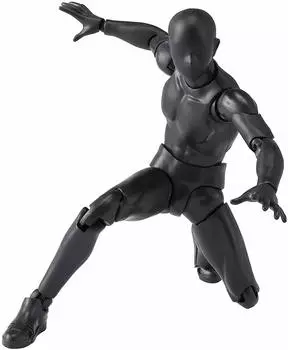 TAMASHII NATIONS DX SET 2 черный цвет 150 мм подвижная фигурка SHFiguarts Body-kun (Твердая версия.) приблизительно. АБС и ПВХ