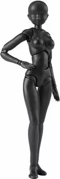 TAMASHII NATIONS DX SET 2 черный цвет 135 мм подвижная фигурка SHFiguarts Body-chan (Твердая версия.) приблизительно. АБС и ПВХ