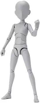 TAMASHII NATIONS Edition DX SET цветная подвижная фигурка 130 мм BAS62102 SHFiguarts Body-kun -Кен Сугимори- (Серая версия.) приблизительно. ПВХ и АБС
