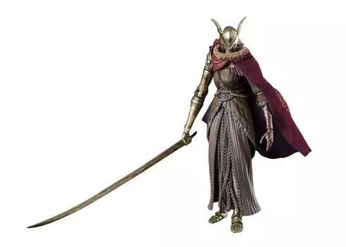 TAMASHII NATIONS ELDEN RING ПВХ АБС Окрашенная Подвижная Фигурка S.H.Figuarts Клинок Микеллы, Маления, ок.. 190мм, & & Ткань,
