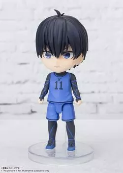 TAMASHII NATIONS Figuarts мини Blue Rock Киёси Сейчи примерно 90 мм окрашенная подвижная фигурка из ПВХ и АБС