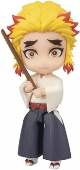 TAMASHII NATIONS Figuarts mini Demon Kimetsu no Yaiba Rengoku Senjuro approximately 90mm painted movable figure Slayer PVC&ABS