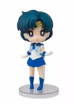 TAMASHII NATIONS Figuarts мини Сейлор Мун Сейлор Меркурий 90 мм окрашенная подвижная фигурка прибл.. ПВХ и АБС