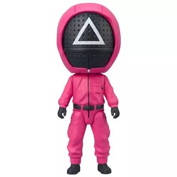 TAMASHII NATIONS Figuarts mini Squid Game Masked approximately ABS painted action figure Soldier, 90mm, & PVC,