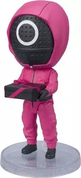 TAMASHII NATIONS Figuarts mini Squid Game Masked approximately ABS painted action figure Dwarf, 90mm, & PVC,
