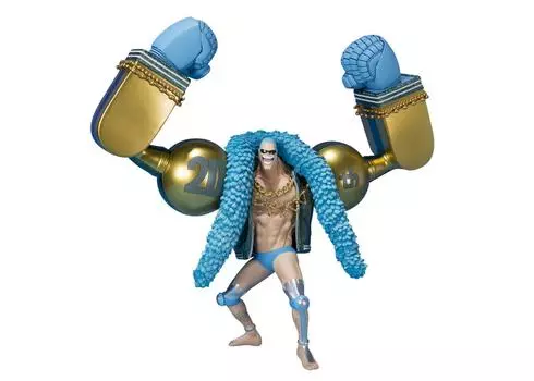 TAMASHII NATIONS Figuarts ZERO ONE PIECE PIECE 20th Anniversary 265 мм окрашенная полная фигурка Franky-ONE ver.- приблизительно. АБС и ПВХ