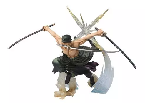 TAMASHII NATIONS Figuarts ZERO ONE PIECE Roronoa Zoro Purgatory Приблизительно 170 мм окрашенная готовая фигурка - Боевая версия. Онигири-АБС и ПВХ