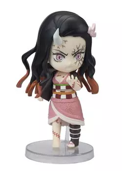 TAMASHII NATIONS Фигурки мини Demon Kimetsu no Yaiba Nezuko Kamado, окрашенная подвижная фигурка Slayer примерно 90 мм, ПВХ и АБС