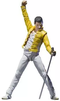 TAMASHII NATIONS Фредди Меркьюри примерно 140 мм окрашенная подвижная фигурка SHFiguarts ПВХ и АБС