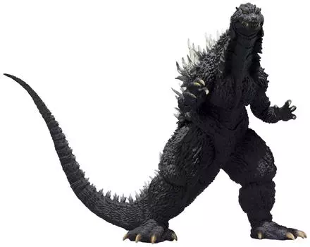 TAMASHII NATIONS Godzilla x Mechagodzilla Godzilla 155 мм окрашенная подвижная фигурка SHMonsterArts (2002) приблизительно. ПВХ и АБС чёрный