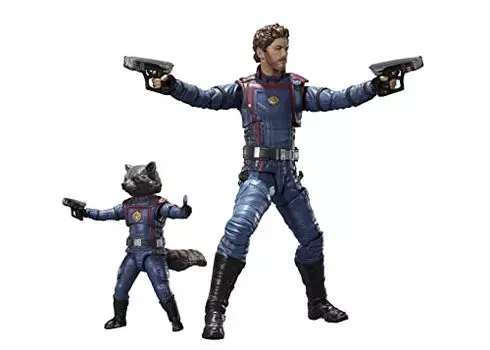Tamashii Nations - Guardians of The Galaxy: Vol. 3 - Star Lord & Rocket Raccoon (Guardians of The Galaxy: Vol. 3), Bandai Spirits S.H.Figuarts Action