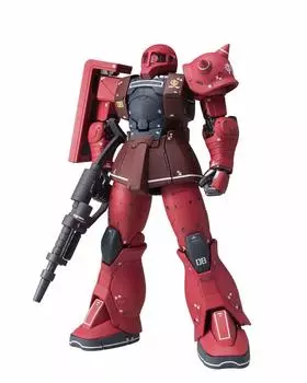 TAMASHII NATIONS GUNDAM FIX FIGURATION МЕТАЛЛИЧЕСКИЙ КОМПОЗИТНЫЙ Мобильный костюм Гандам THE ORIGIN Zaku I эксклюзивная 180-миллиметровая окрашенная подвижная фигурка MS-05S (Чар с