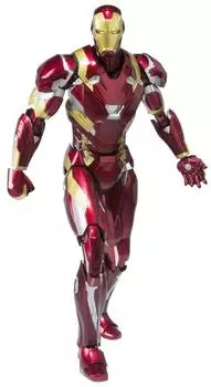 TAMASHII NATIONS Капитан Америка Железный человек Марк 46 155 мм окрашенная подвижная фигурка SHFiguarts (Гражданская война) приблизительно. АБС и ПВХ и литье под давлением