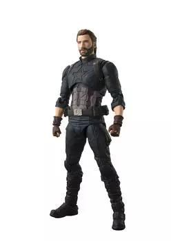 TAMASHII NATIONS Мстители Капитан Америка 155 мм окрашенная подвижная фигурка SHFiguarts (Мстители/Война бесконечности) приблизительно. ПВХ/АБС