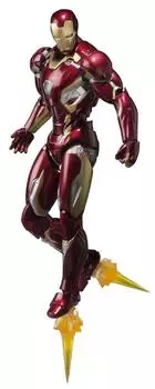 TAMASHII NATIONS Мстители Железный человек Марк 45 155 мм окрашенная подвижная фигурка SHFiguarts приблизительная. АБС и ПВХ и литье под давлением