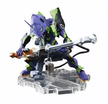 TAMASHII NATIONS NXEDGE STYLE Neon Genesis Evangelion Evangelion Unit 01 100 мм окрашенная подвижная фигурка [EVA UNIT] Приблизительно. АБС и ПВХ