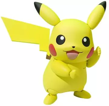 TAMASHII NATIONS Покемон Пикачу 100 мм окрашенная подвижная фигурка SHFiguarts приблизительно. ПВХ и АБС
