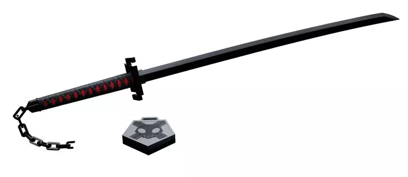 TAMASHII NATIONS PROPLICA BLEACH Tenchain Zangetsu 1210 мм ABS окрашенная готовая фигурка приблизительно. и литье под давлением
