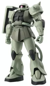 TAMASHII NATIONS ROBOT Spirits Mobile Suit Gundam Zaku 125 мм окрашенная подвижная фигурка [SIDE MS] MS-06 Массовая версия. АНИМЕ. приблизительно. АБС и ПВХ зелёный