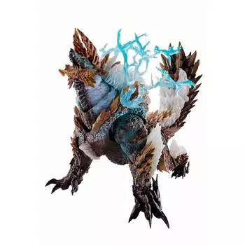 TAMASHII NATIONS S.H.MonsterArts Monster Hunter Zinogre -20th Anniversary- 11 Painted Action Figure PVC & ABS