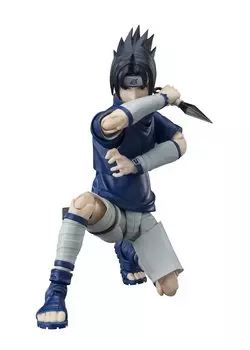 TAMASHII NATIONS SHFiguarts NARUTO Uchiha Sasuke - Гениальный ниндзя с кровью Учиха - Приблизительно. 135 мм ABS&PVC окрашенная подвижная фигурка BAS64937