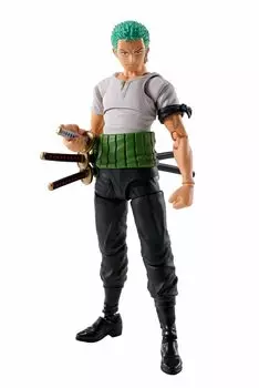 TAMASHII NATIONS SHFiguarts ONE PIECE Ророноа Зоро -Dawn of Adventure- подвижная фигурка размером около 150 мм, окрашенная из ПВХ и АБС