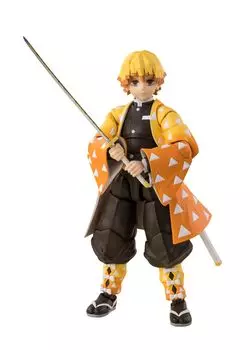 TAMASHII NATIONS SHFiguarts Убийца Демонов: Клинок, рассекающий демонов Зеницу Агацума Прибл.. Подвижная фигурка из окрашенного ПВХ и АБС пластика высотой 140 мм