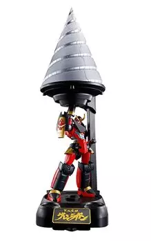 TAMASHII NATIONS Soul of Chogokin Tengen Toppa Gurren Lagann Complete Transformation Combined Gurren Lagann Giant Spin Giga Drill Set 180mm Painted