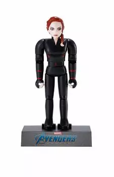 TAMASHII NATIONS Super Alloy HEROES Мстители Черная Вдова 100 мм литая под давлением ABS окрашенная подвижная фигурка приблизительная. & чёрный