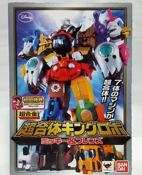 TAMASHII NATIONS Super Alloy Super Combined King Robo Mickey Friends First Limited Bonus Friends Included & Mickey & Postcard