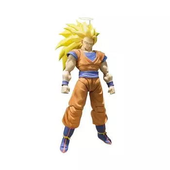 TAMASHII NATIONS Super Saiyan 3 Son Goku 155 мм окрашенная подвижная фигурка SHFiguarts приблизительно. ПВХ и АБС