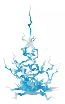 TAMASHII NATIONS Tamashii EFFECT THUNDER Blue painted movable figure Ver. Non-scale ABS&PVC синий