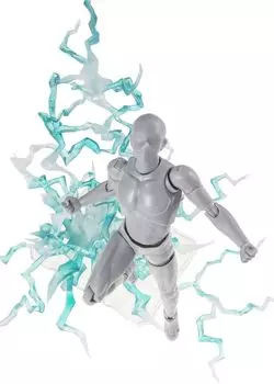 TAMASHII NATIONS Tamashii EFFECT THUNDER Зеленый для 240 мм эффектных деталей для фигурок Ver. SHFiguarts приблизительно. ПВХ и АБС зелёный