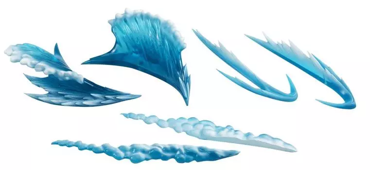 TAMASHII NATIONS Tamashii ЭФФЕКТ ВОЛНА Синяя окрашенная подвижная фигурка Вер. Немасштабируемый АБС и ПВХ синий