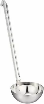 Tamatorado Seisakusho Tamatorado Soup Ladle 300cc Stainless Steel Japan BLC37300 Silver 18-8
