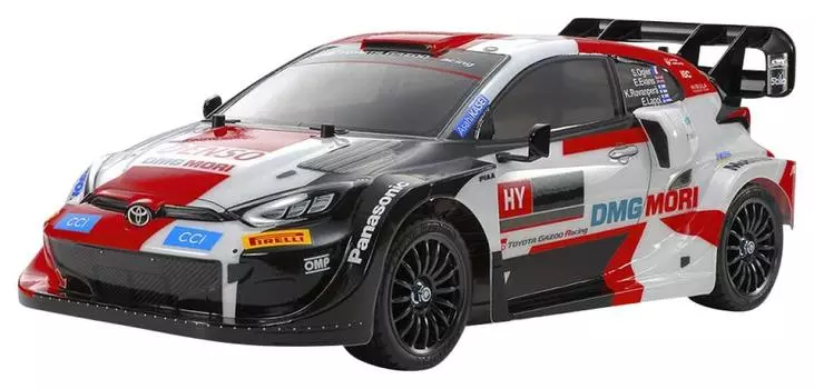 Tamiya 110 электрических радиоуправляемых машин серии №716 Toyota Gazoo Racing WRTGR Yaris Rally 1 Гибридное шасси TT-02 58716