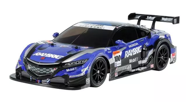 Tamiya 110 Electric RC Car Series No.599 RAYBRIG NSX CONCEPT-GT (Шасси ТТ-02) На дороге 58599