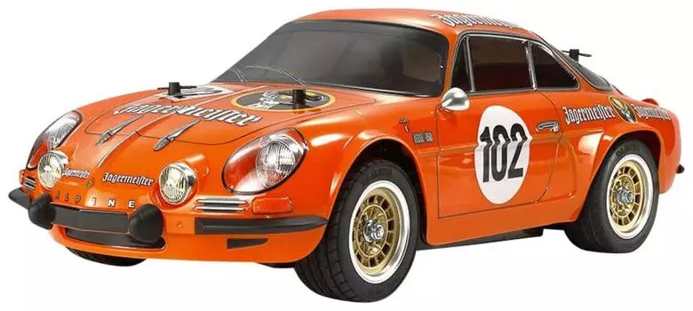 Tamiya 110 Electric RC Car Series No.708 110RC Alpine A110 Jagermeister 1973 (Шасси М-06) 58708
