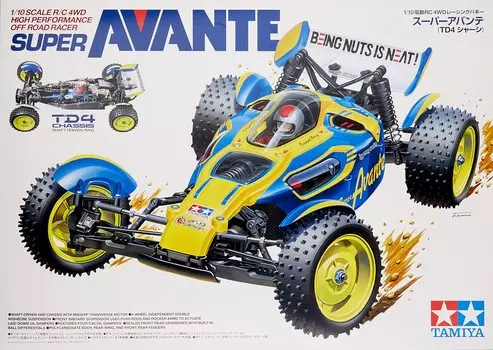 Tamiya 110 Electric RC Car Series No.696 110RC Super Avante (Шасси TD4) 58696