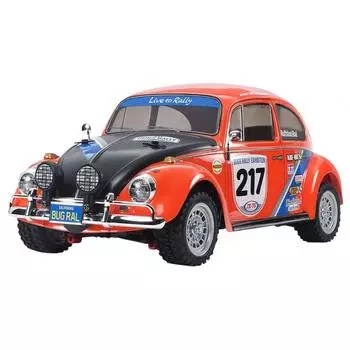 TAMIYA 110 XB No.217 XB MF 01X 57917 Tamiya Series Volkswagen Beetle Rallye Chassi с реквизитом