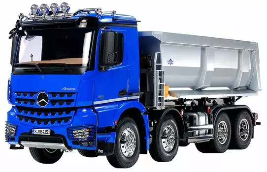 Tamiya 114 Electric RC Big Truck Series No.65 Mercedes Benz Arocs 4151 8x4 Самосвал с Propo 56365