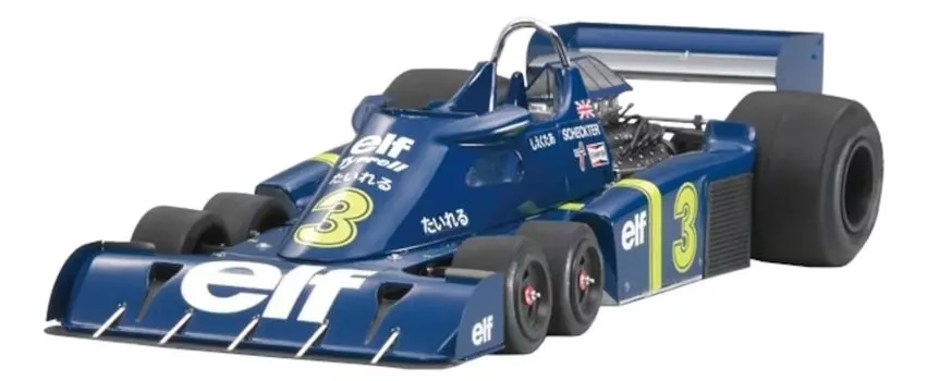 Tamiya 120 Grand Prix Collection Series No.58 Tyrell P34 1976 Japan GP Пластиковая модель 20058 Цвет литья