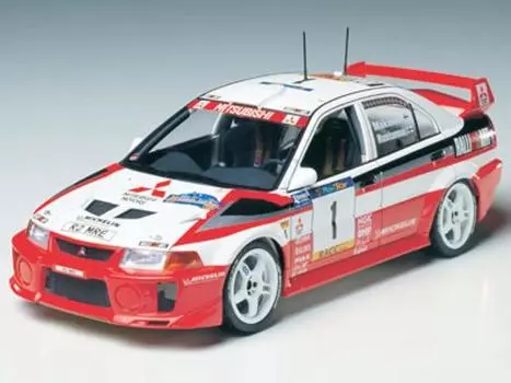 Tamiya 124 Спортивный автомобиль серии № 203 Mitsubishi Lancer Evolution V WRC Пластиковая модель 24203